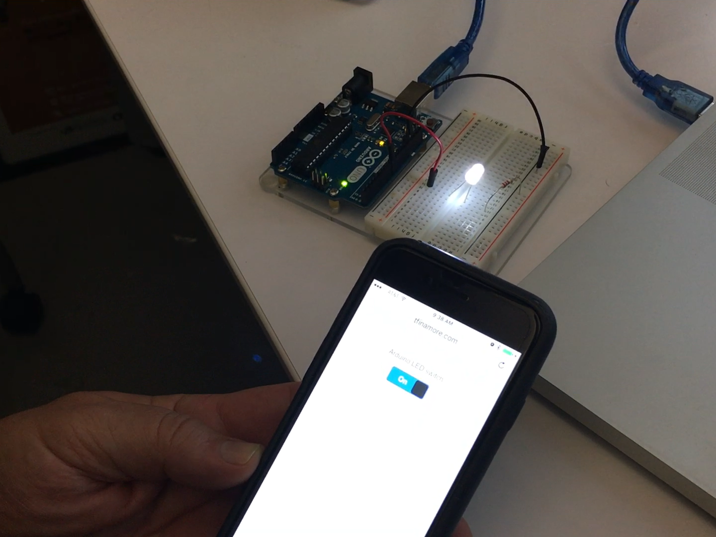 Internet Controlled Arduino LED via USB