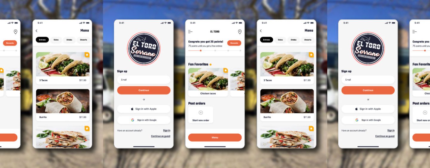 El Toro Serrano Food Truck App